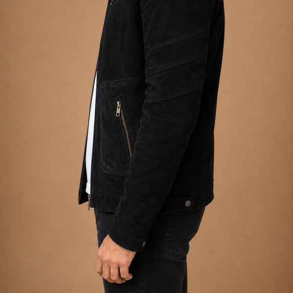 Taj Signature Carter Suede Leather Jacket