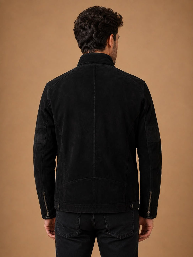 Taj Signature Carter Suede Leather Jacket