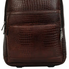 Taj Signature Croco Leather Backpack