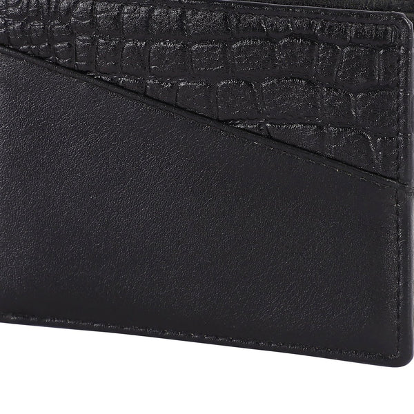 Taj Signature Croco Leather Wallet Leather Jacket