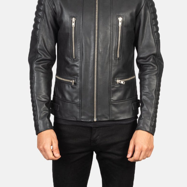 Taj Signature Damian Leather Biker Jacket - 2 Leather Jacket