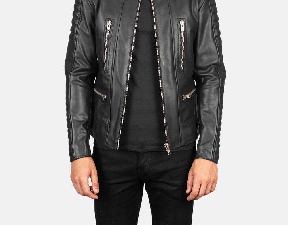Taj Signature Damian Leather Biker Jacket - 2 Leather Jacket