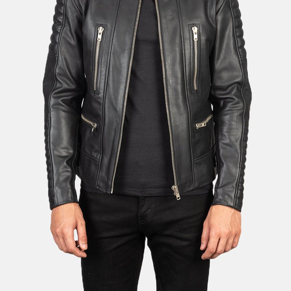 Taj Signature Damian Leather Biker Jacket - 2 Leather Jacket