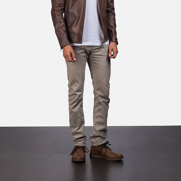 Taj Signature Dean Leather Biker Jacket Leather Jacket