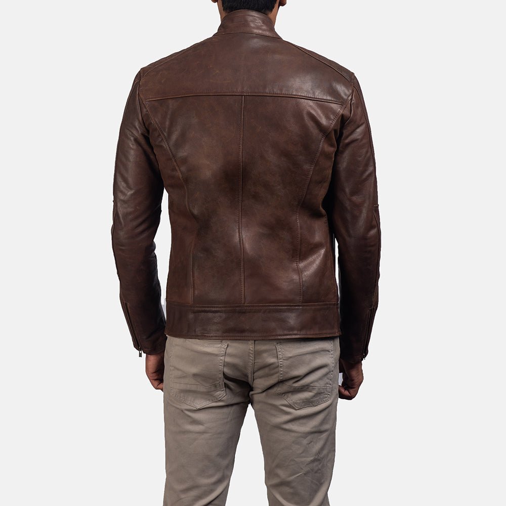 Taj Signature Dean Leather Biker Jacket Leather Jacket