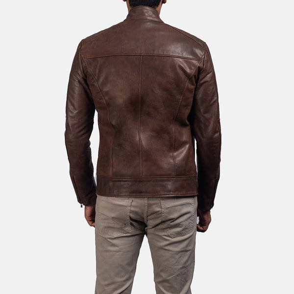 Taj Signature Dean Leather Biker Jacket Leather Jacket