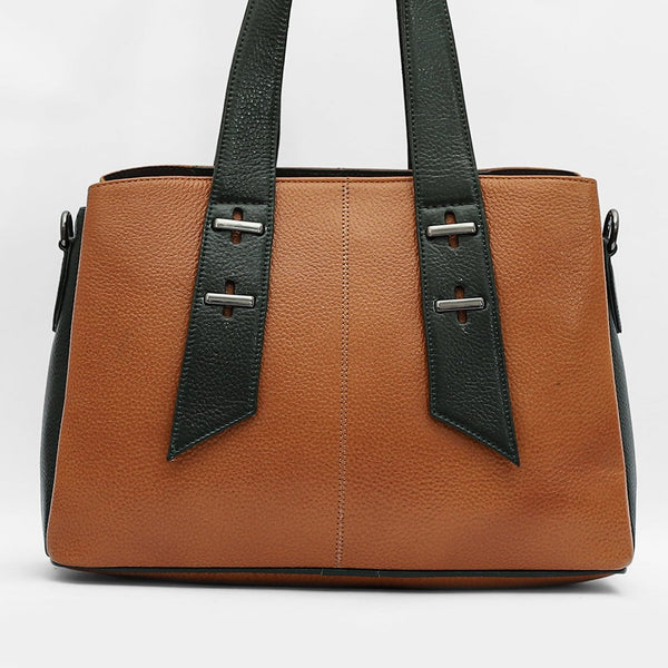 Taj Signature Dual-Tone Elegance Leather Purse