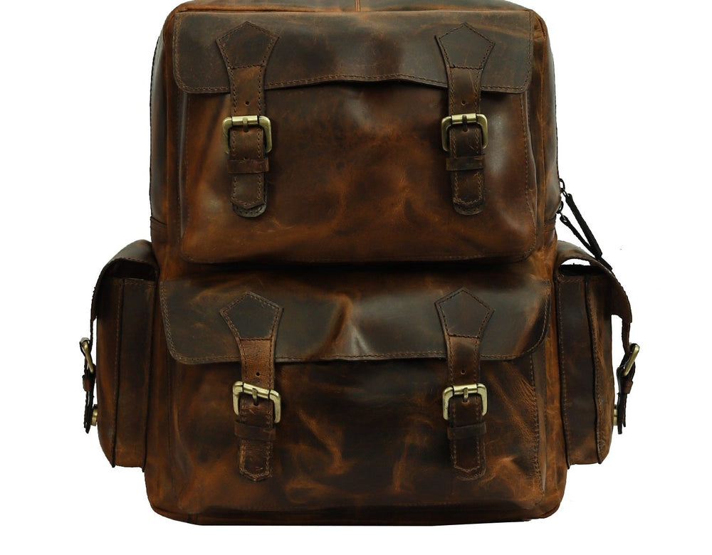 Taj Signature Dumble Leather Backpack