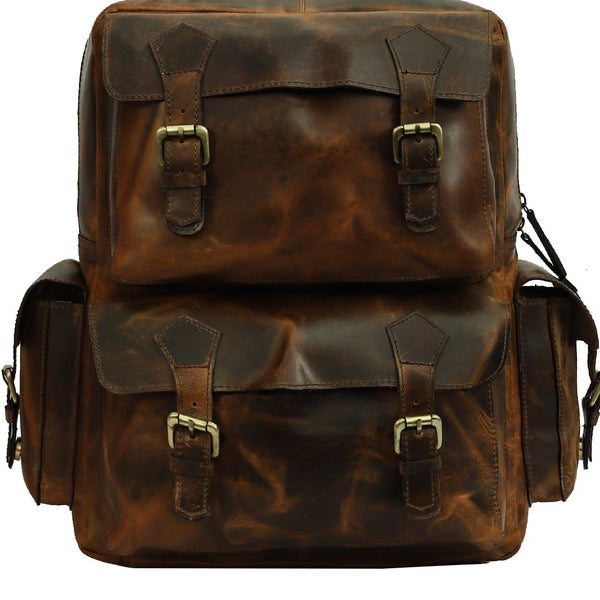 Taj Signature Dumble Leather Backpack