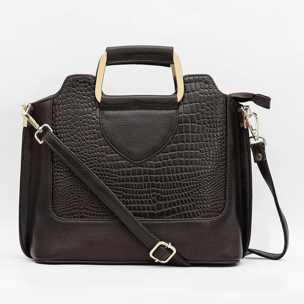 Taj Signature Eleanor Box Leather Purse
