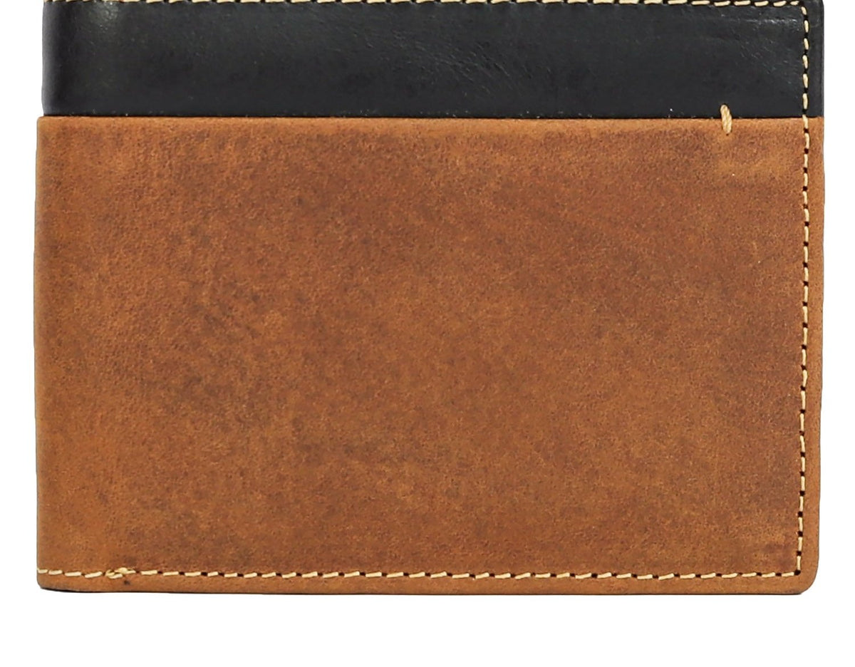 Taj Signature Engraved Leather Wallet Leather Jacket