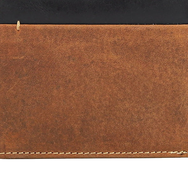 Taj Signature Engraved Leather Wallet Leather Jacket