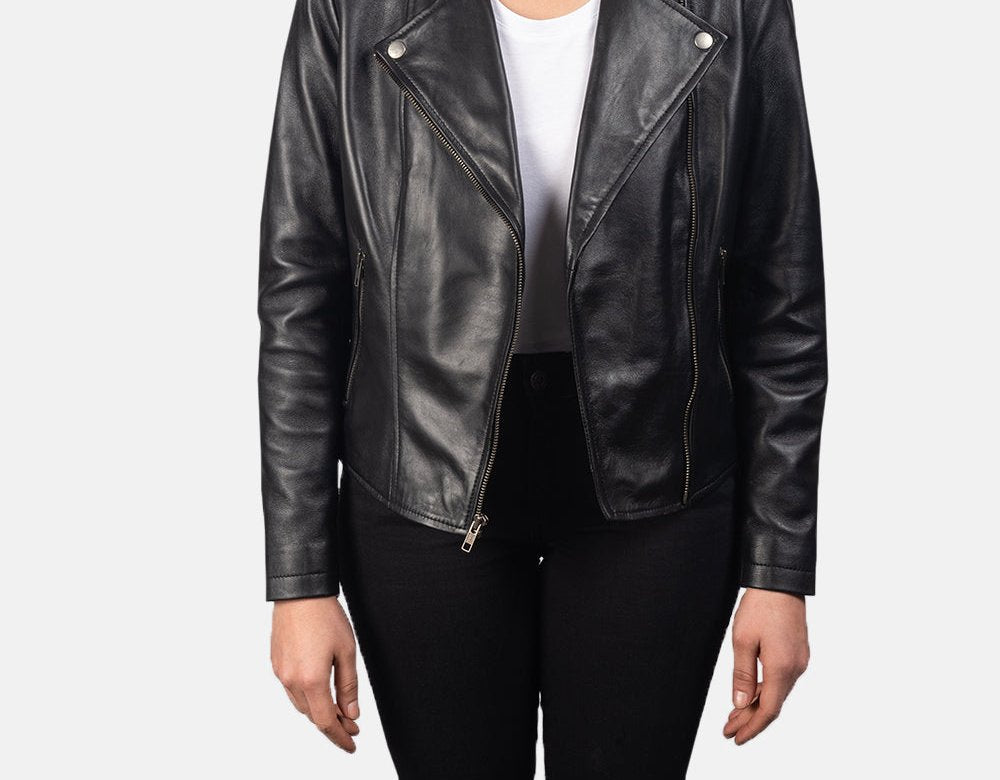 Taj Signature Flashback Leather Biker Jacket Leather Jacket