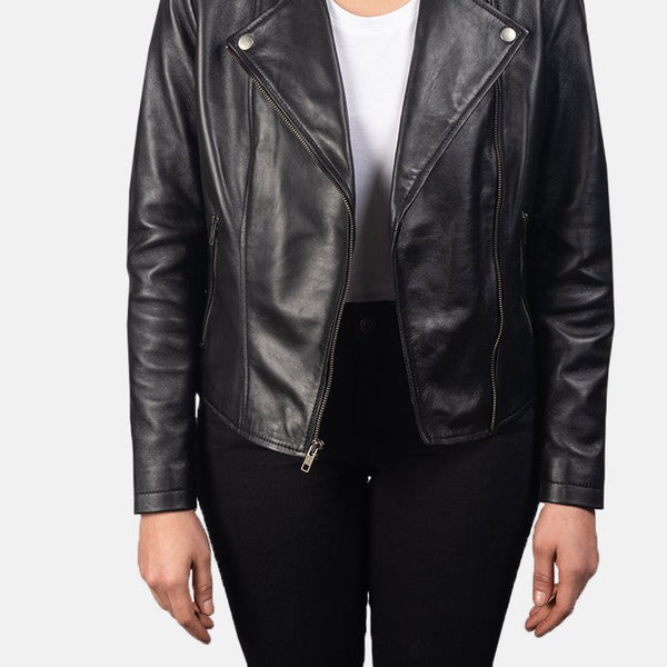 Taj Signature Flashback Leather Biker Jacket Leather Jacket