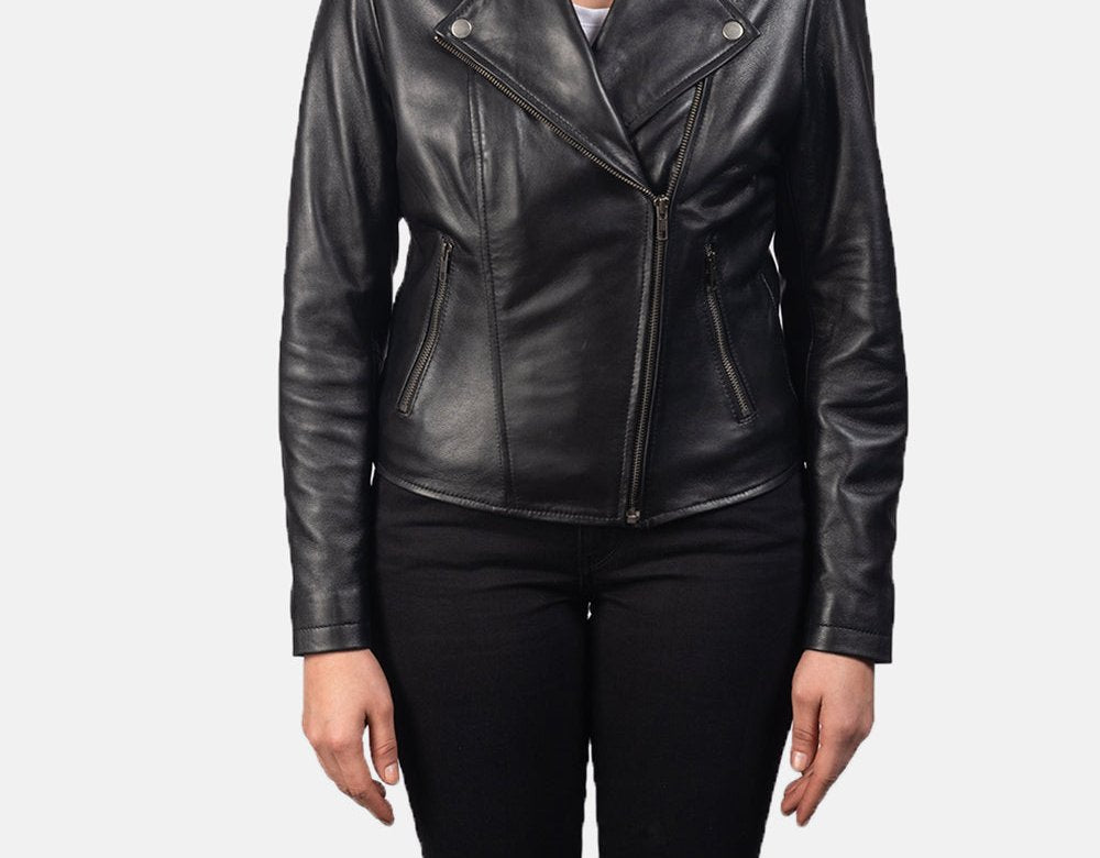 Taj Signature Flashback Leather Biker Jacket Leather Jacket