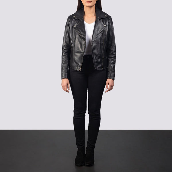 Taj Signature Flashback Leather Biker Jacket Leather Jacket