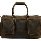 Taj Signature Handcrafted Crunch Leather Duffle Bag