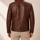 Taj Signature Hudson Leather Jacket Biker