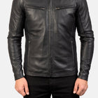 Taj Signature Ionic Leather Jacket Biker