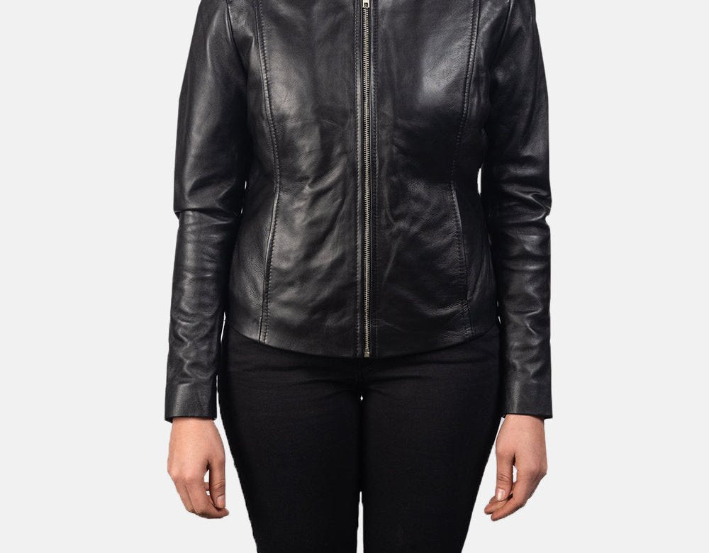 Taj Signature Kelsee Leather Biker Jacket Leather Jacket