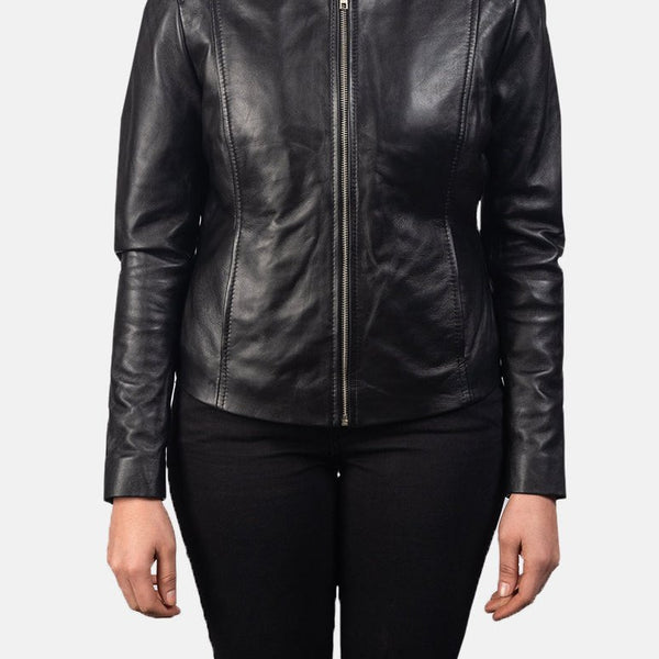 Taj Signature Kelsee Leather Biker Jacket Leather Jacket