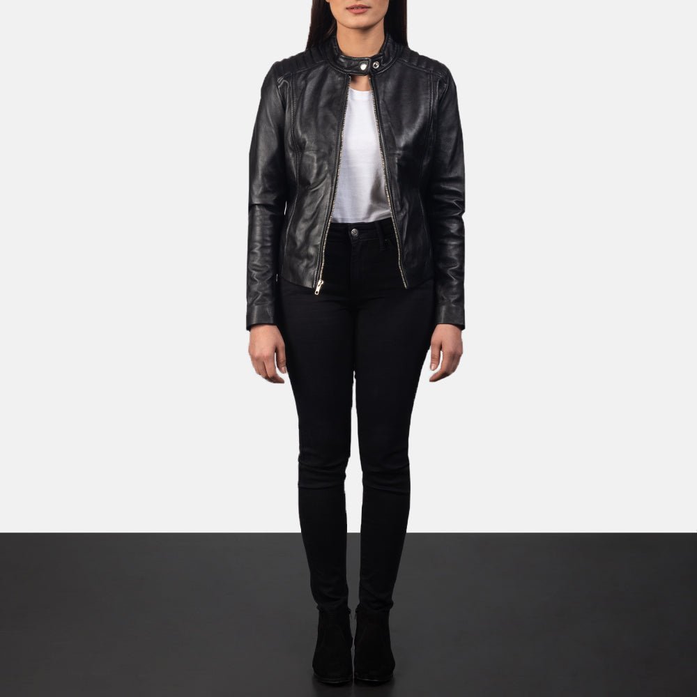 Taj Signature Kelsee Leather Biker Jacket Leather Jacket