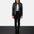 Taj Signature Kelsee Leather Biker Jacket Leather Jacket