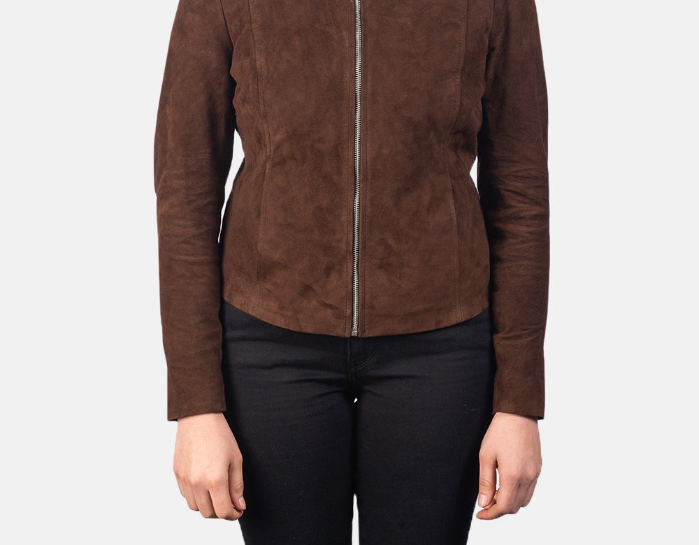 Taj Signature Kelsee Suede Biker Jacket Leather Jacket