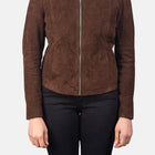 Taj Signature Kelsee Suede Biker Jacket Leather Jacket