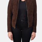 Taj Signature Kelsee Suede Biker Jacket Leather Jacket