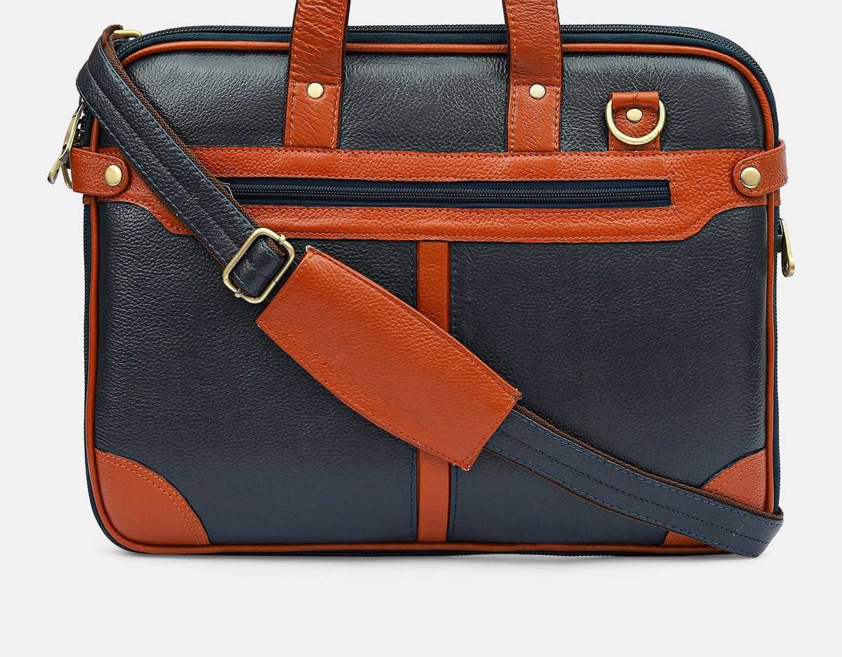 Taj Signature Lapo 2.0 Laptop Leather Bag Leather Jacket