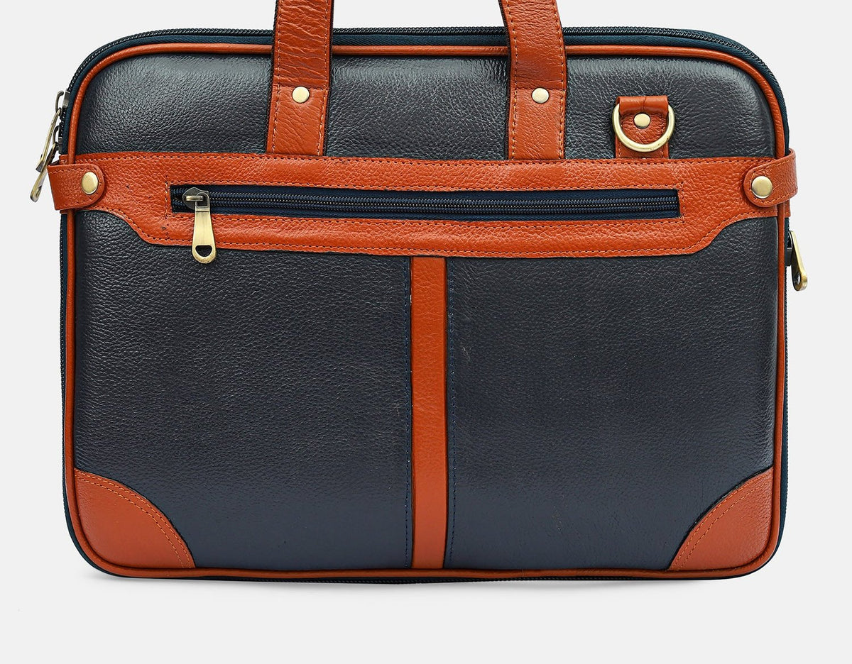Taj Signature Lapo 2.0 Laptop Leather Bag Leather Jacket