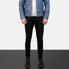 Taj Signature Lavendard Leather Biker Jacket Leather Jacket