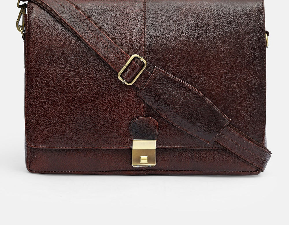 Taj Signature Laveri 2.0 Leather Laptop Bag