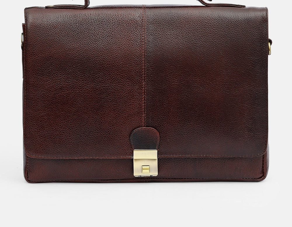 Taj Signature Laveri 2.0 Leather Laptop Bag
