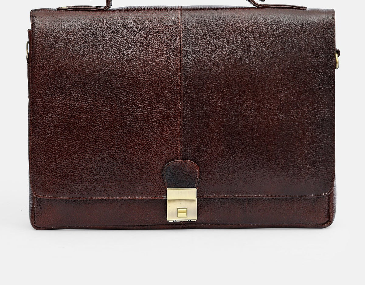 Taj Signature Laveri 2.0 Leather Laptop Bag