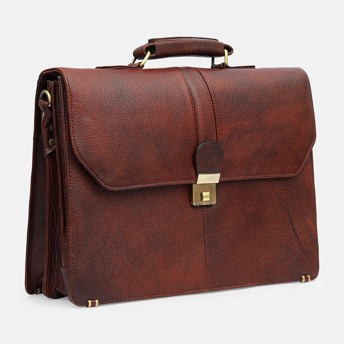 Taj Signature Laveri Leather Messenger Bag