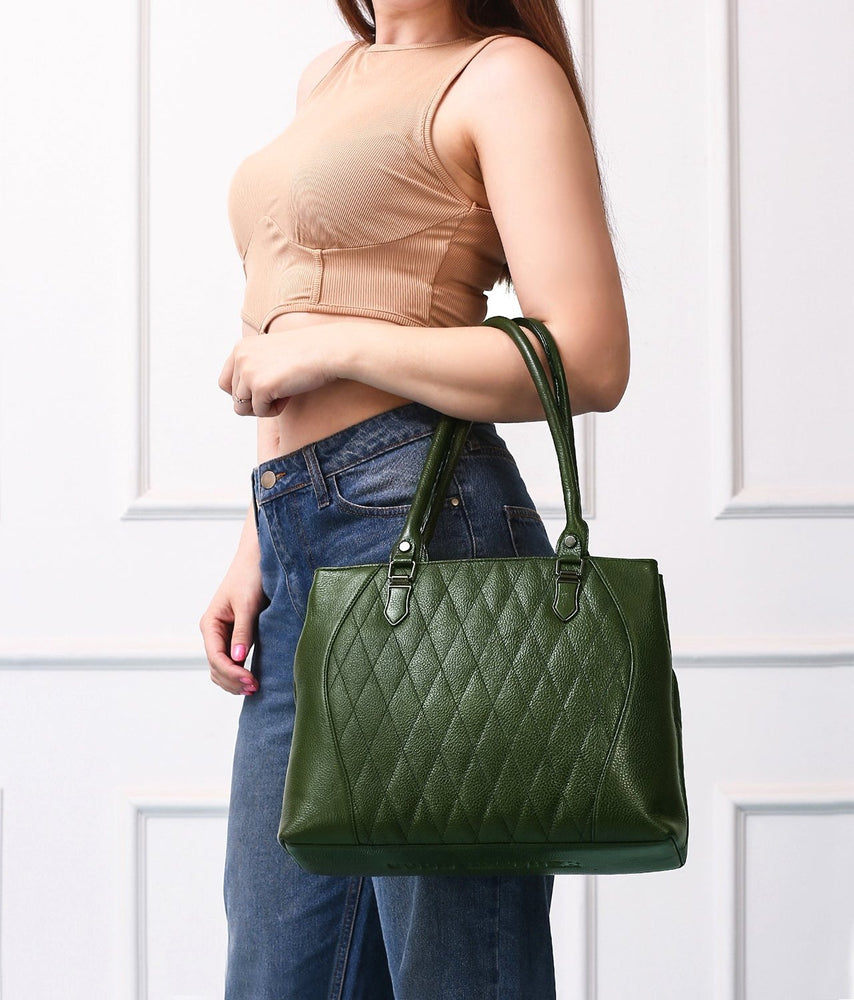 Taj Signature Leonelle Leather Ladies HandBag