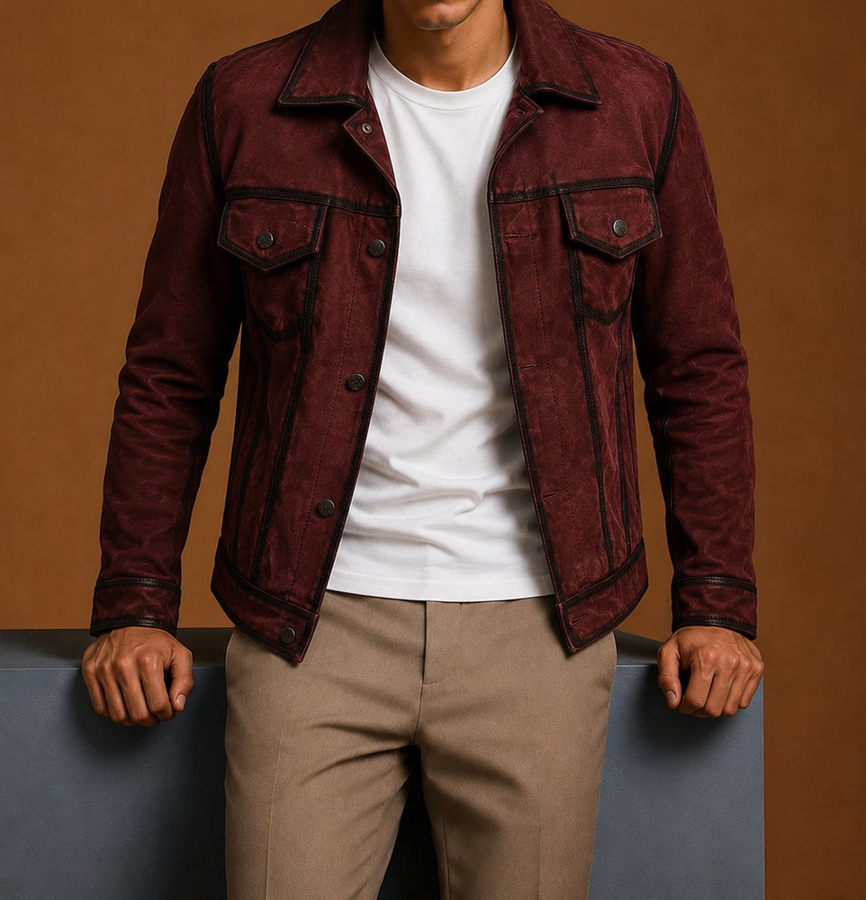 Taj Signature Lives Suede Leather Biker Jacket Leather Jacket