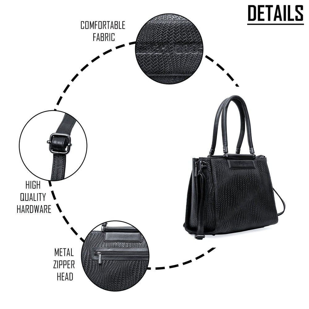 Taj Signature Lunavera Ladies Purse Black