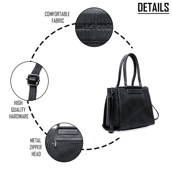 Taj Signature Lunavera Ladies Purse Black
