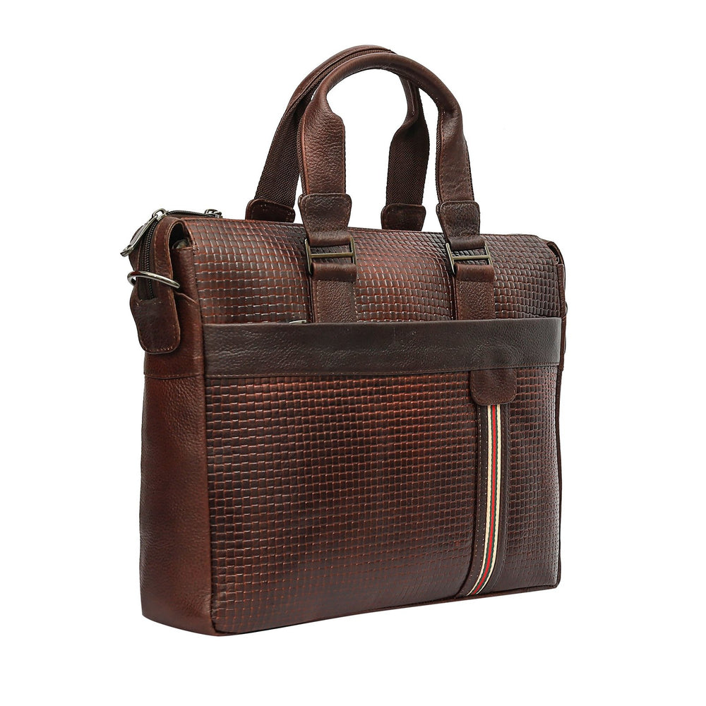 Taj Signature Luxury Office Laptop Leather Bag Leather Jacket
