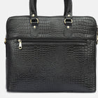 Taj Signature Phanter Croco Leather Laptop Bag