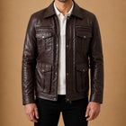 Taj Signature Ranger Leather Jacket Biker