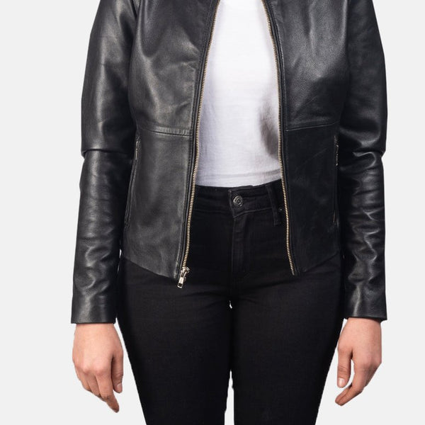 Taj Signature Rave Leather Biker Jacket Leather Jacket