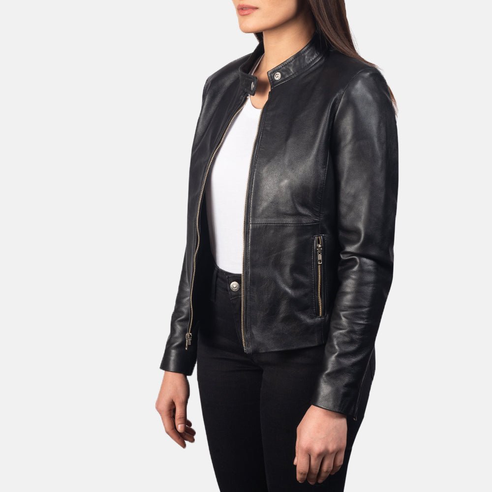 Taj Signature Rave Leather Biker Jacket Leather Jacket