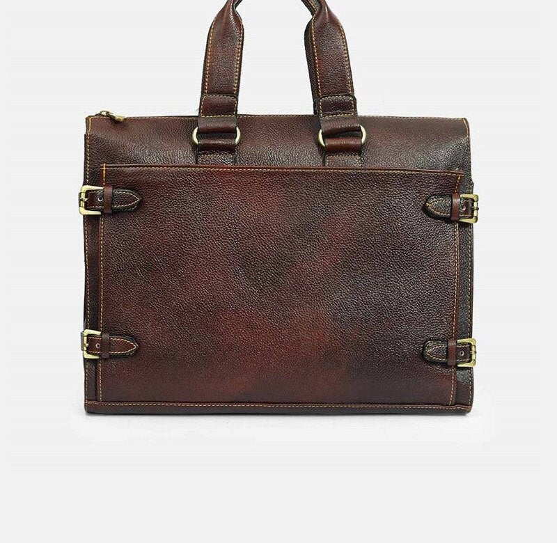 Taj Signature Reman Leather Laptop Bag