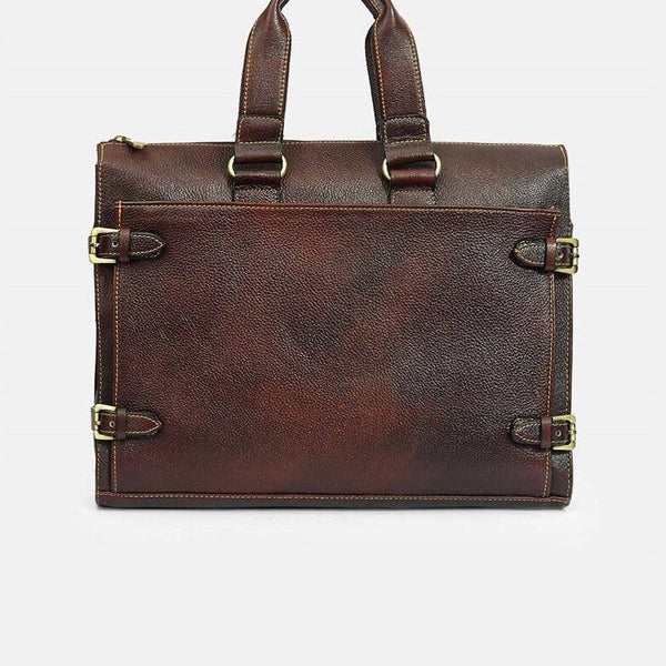 Taj Signature Reman Leather Laptop Bag
