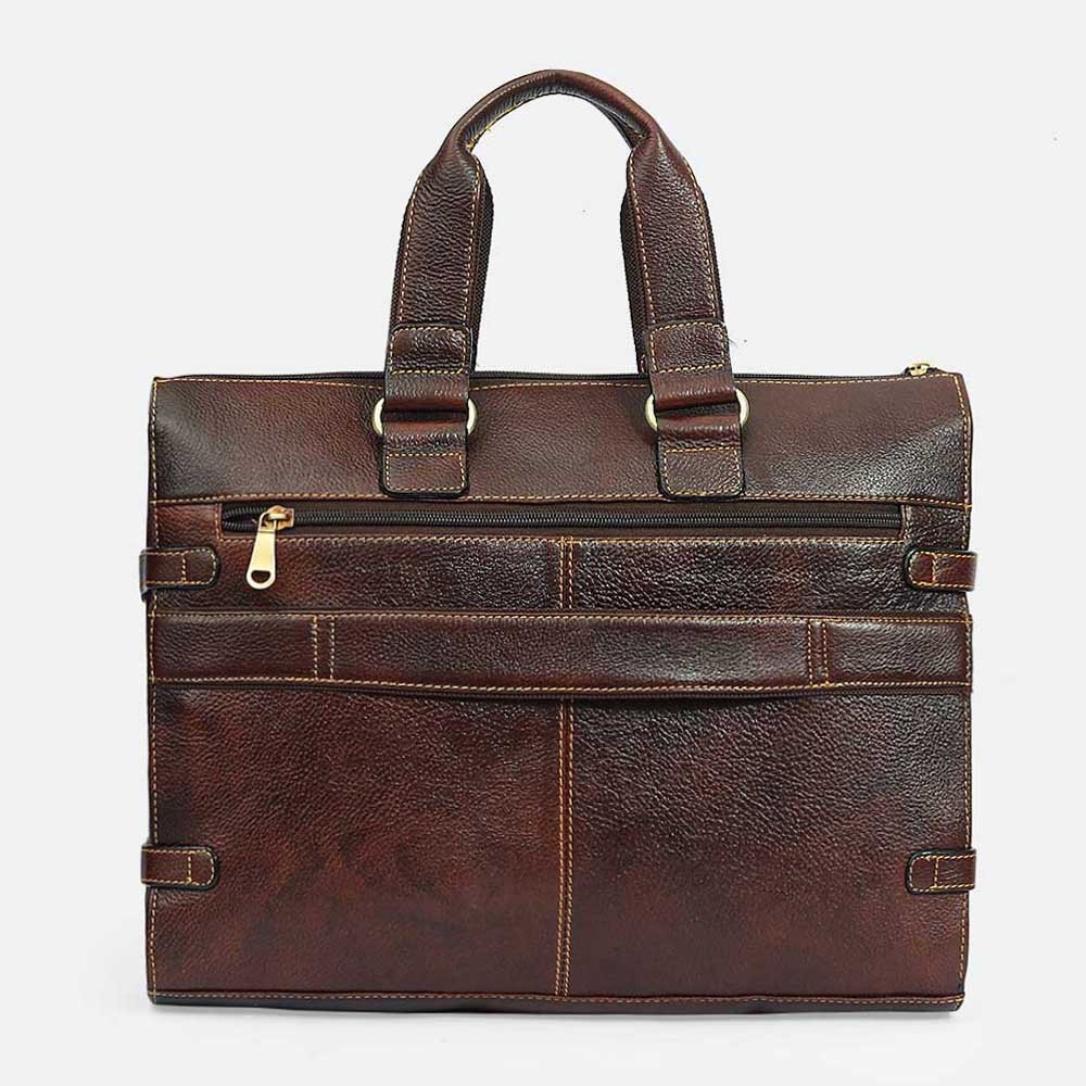 Taj Signature Reman Leather Laptop Bag