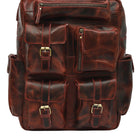 Taj Signature Rexo Crunch Leather Backpack